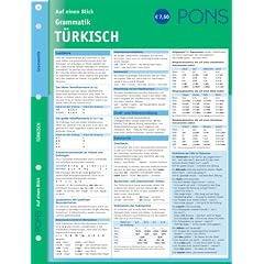 PONS Grammatik auf einen Blick. T�rkisch