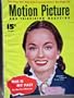 MOTION PICTURE magazine December 1952 with Ann Blyth on the cover.   scarce.  candid photos/articles on Elizabeth Taylor, Marilyn Monroe (1 color, 1 with Joe DiMaggio), John Wayne, others. lots of others.