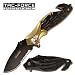 Couteau de poche Biker RESCUE Chopper Motard Skull Patelis - TF680GNB