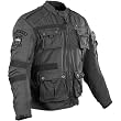 Speed and Strength Call to Arms Men's Textile On-Road Motorcycle Jacket w/ Free B&F Heart Sticker - Grey