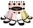 Trumpette Toddler Socks Mary Jane Pastels Sixe 1-2 Years 6 Pairs in a Gift Box