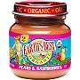 Earth's Best 2nd Organic Pears & Raspberries 4 Ounce Jars (Pack of 12)
