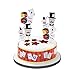 Talking Tables Magic Party Magic Character Canape Picks for a Birthday Party, Multicolor (12 Pack)