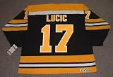 MILAN LUCIC Boston Bruins CCM Vintage Throwback NHL Hockey Jersey