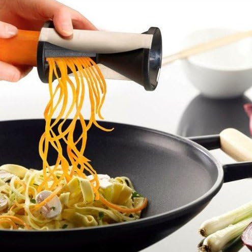 SALE ENDS TONIGHT: Tomline Spiral Vegetable Slicer - Makes Great Veggie Pasta and More - A Must For Gluten Free, Low Carb, Paleo and Raw Food Diets - BONUS eBook 101 Tips That Burn Belly Fat Daily