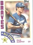 1984 Topps # 391 Dale Murphy AS Atlanta Braves Baseball Card