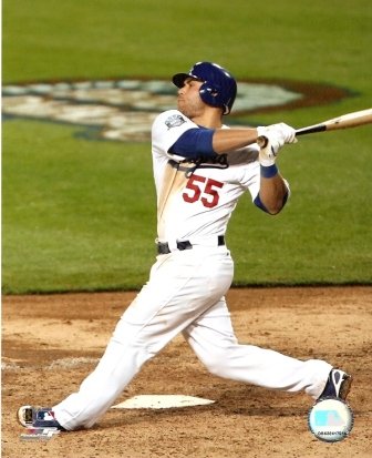 Russell Martin Dodgers Batting 8x10 Photo