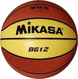 ＜バスケットボール＞MIKASA(ミカサ) 検定球6号 茶/クリームイエロー B612の画像