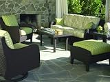 Lloyd Flanders Monaco Wicker Cushion Patio Lounge Set