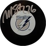 Martin St. Louis Tampa Bay Lightning Autographed Hockey Puck