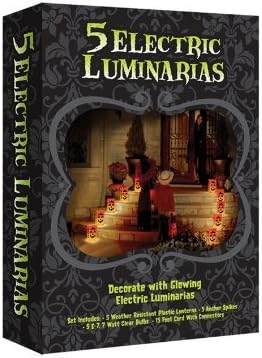 Electric Pumpkin Luminaria Kit
