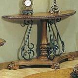 Distressed Oak Sofa Table By Coaster Furniture