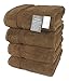 SALBAKOS - Premium 4 Piece Bath Towel Set, Made with 100% Turkish Cotton, Quick Drying, Highly Absorbent & Comfy Towels for Spa & Hotel | 27