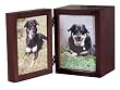 Classic Products Keepsake Pet Memorial Display, Medium Folding 6" x 8", Mahogany
