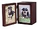 Classic Products Keepsake Pet Memorial Display, Small Folding 5" x 7", Mahogany