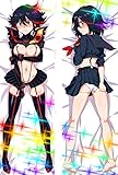 Hot Anime Kill La Kill Characters Ryuko Matoi Body Pillowcase Kiru Ra Kiru Satsuki Kiryuin Dakimakura (50x150 2wt, 1)