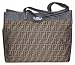 Fendi Tobacco Zucca Canvas Selleria Large Shopping Tote 8BH191-JQ9-F0QT2