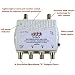 4 PORT CABLE TV / HDTV / DIGITAL AMPLIFIER INTERNET MODEM SIGNAL BOOSTER INTERNET AMP