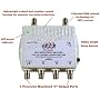 4 PORT CABLE TV / HDTV / DIGITAL AMPLIFIER INTERNET MODEM SIGNAL BOOSTER INTERNET AMP