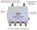 4 PORT CABLE TV / HDTV / DIGITAL AMPLIFIER INTERNET MODEM SIGNAL BOOSTER INTERNET AMP