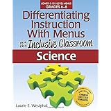differentiating instruction with menus for the inclusive classroom science grades 6 8