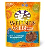 Wellness WellBites Chicken and Lamb Recipe Dog Treats, 8-Ounce Pouch