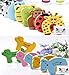 BFlowerYan Door Stop Finger Pinch Guard , Mixed Color [4pc-pack] (4xanimal)