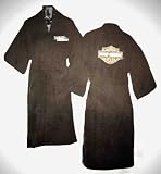 Harley Davidson Men's or Women's Bath Robe, Black or White, 100% Cotton. 87158BR