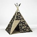 Tee Pee Play Tent - Wild West Black
