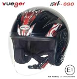rueger Jethelm RF-690 Red-Galaxy