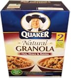 Quaker Natural Granola Oats, Honey, and Raisins 56 Ounce Value Box