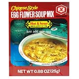 Kikomn Egg Hot and Sour Soup, 0.88-Ounce Boxes (Pack of 12)
