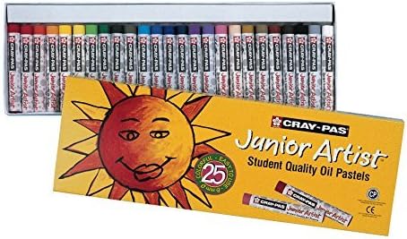 Sakura 25-Piece/set Cray-Pas Junior Artist Students Quality Oil Pastel Set, Assorted Color
