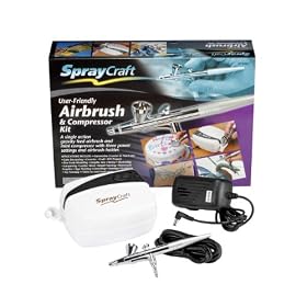 Spraycraft Airbrush and Compressor Kit