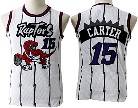 Youth Vince Carter White Basketball Jersey M