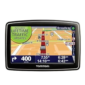 TomTom XXL 540T 5-Inch Widescreen Portable GPS Navigator (Lifetime Traffic Edition) by 
