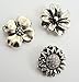 3 Style Flower Push PINS, Set of 15F