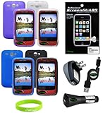 CrazyOnDigital Cases Charger Screen Protector For HTC WildFire A3333. Crazy ....