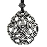 Celtic Peace Knot Triskelion Pendant Irish Jewelry Knotwork Sign Necklace
