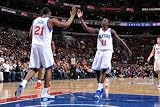 Milwaukee Bucks v Philadelphia 76ers: Thaddeus Young and Jrue Holiday Sports Photographic Poster Print by Jesse D. Garrabrant, 16x24