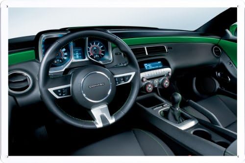 Tin Sign Metal Plate Poster of 2010 Chevrolet Camaro Synergy Special Edition Interior 20*30cm by PBN