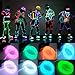 RioRand Neon Glowing Strobing Electroluminescent Light El Wire w/ Battery Pack for Parties, Halloween Decoration (Green, 15ft)
