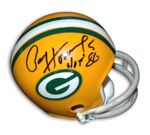 Paul Hornung Autographed Green Bay Packers Throwback Mini Helmet Inscribed 