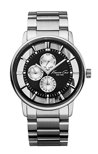 Kenneth Cole New York Men's KC9115 Transparency Black Dial Transparent Watch