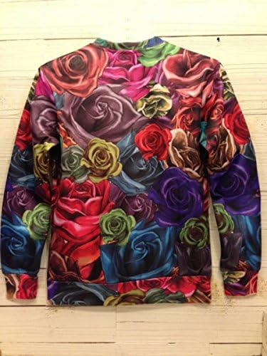 XTX? Men women Luxury hip hop Casual 3d rose Sweater Shirts coat Long Sleeve