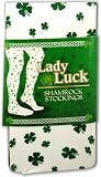 St.Patrick's Day Irish Shamrock Stockings (White)