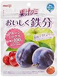 明治 果汁グミおいしく鉄分プルーンミックス 76g%×6袋