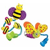 Sassy Busy Bee and Fun Firefly Stroller Clip On Toys