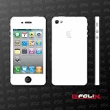 Produkt-Bild: atFoliX FX-Wei&szlig; seidenmatt Skin f&uuml;r Apple iPhone 4