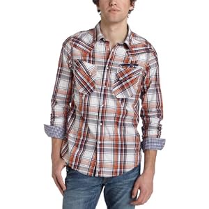 Buy Ben Sherman Mens Underworld Hoxton Collar Shirt by Ben Sherman